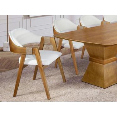 Imagem de Cadeira Poltrona Concha Estofada com Braço e Corda - 1 UND Tecido:Bouc