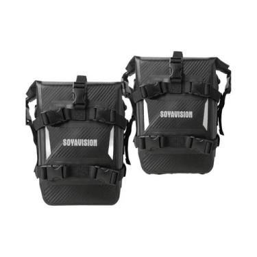 Imagem de Bolsa Impermeável Para Moto 2PCS 5L-8L Para Armazenamento Em Estrutura
