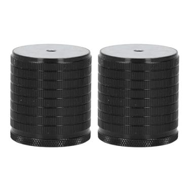 Imagem de Garosa Risers de Perna de Mesa Ajustáveis, Pernas de Suporte de Estrutura de Cama Fortes para Colchões Pesados ​​43-75mm, Pés de Móveis de Liga de Alumínio para Armário de Mesa de Sofá-cama (Preto