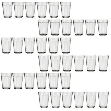 Imagem de Conjunto 36 Copo Americano Vidro Transparente 190ml Nadir - NADIR FIGU