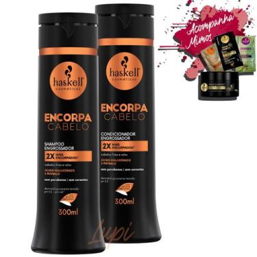 Imagem de Kit Haskell Shampoo Condicionador Encorpa 300ml