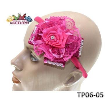 Imagem de Tiara Kit 10 Modelo Dulce Maria Vários Estilos Moda Fashion - Mundo da
