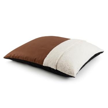 Imagem de Cama Pet Para Cachorro E Gato Com Saquinho De Dormir Tamanhos P M G GG(Marrom,GG - 90x75cm)