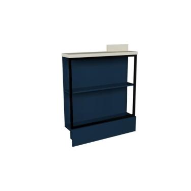 Imagem de Gabinete De Cozinha Modulado Balcão C- Tampo évora Ph 3070 C- 2 Prateleiras 78.5cm Azul...