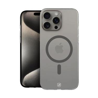 Imagem de Capa para iPhone 15 Pro Max - Crystal Slim Magsafe Titanium