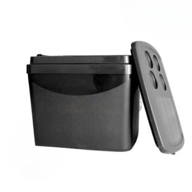 Imagem de Caixa Térmica Cooler Resistente C/Alça 34 Litros Preta Porta Copo Praia Camping 50Latas ou 7garrafa