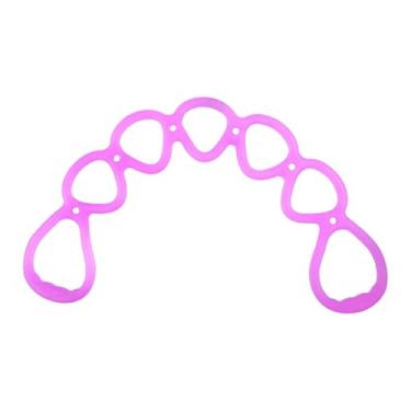 Imagem de oshhni Faixa Elástica de Resistência com 7 Anéis para Exercícios de Alongamento, e Fitness, Ideal para Dança, Taekwondo, Academia e Pilates, Tolet