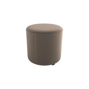 Imagem de Puff Decorativo Sala Descando Copenhage Premium Veludo Capuccino Matrix