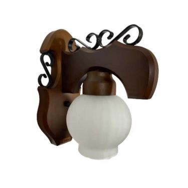 Imagem de Arandela Canga Envelhecido 1 Lâmpada 330e Luminárias Muller