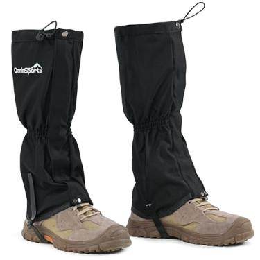 Imagem de goooutside Polainas de caminhada à prova d'água, polainas para botas de neve ao ar livre (preto, M)