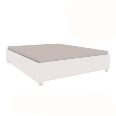 Imagem de Cama Box Casal 193cmx144cm Mônaco Neve