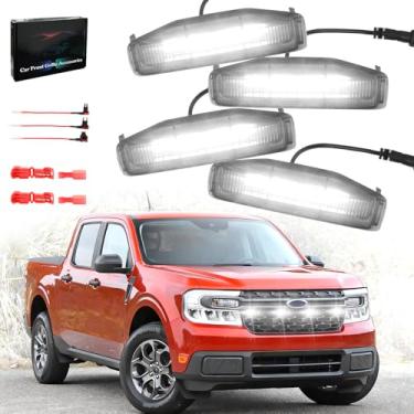 Imagem de Luz LED de grade frontal para 2022 2023 2024 Ford Maverick XLT Raptor Style Grill Lights, acessórios Maverick (serve apenas XLT-White)
