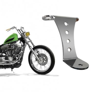 Imagem de VINTGMT Farol de motocicleta quadrado LED farol alto baixo brilhante para Harley Honda, Yamaha, Suzuki, Kawasaki, Chopper, Cafe Racer, Bobber Cruiser (suporte de montagem)