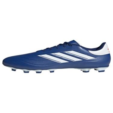 Imagem de adidas Tênis unissex adulto Copa Pure Ii.4 flexível para futebol americano, Azul lúcido/branco/vermelho solar, 36 BR