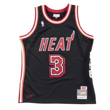 Imagem de Regata Mitchell & Ness Hardwood Classics Swingman Jersey Miami Heat 2006-07 Dwyane Wade Masculino-Masculino