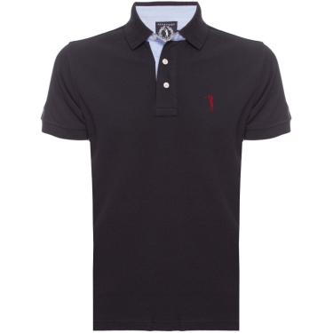 Imagem de Camisa Polo Amarela Lisa Aleatory-Masculino