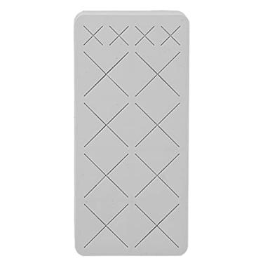 Imagem de Organizador de suporte de batom, silicone, maquiagem, cosméticos, expositor, esmalte, sobrancelha, lápis, armazenamento, 12 slots, acessórios de beleza portátil, durável, (Cinza)