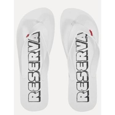 Imagem de Chinelo Reserva Masculino Retrô Logo Branco-Masculino