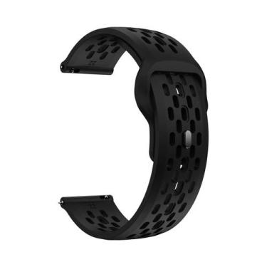 Imagem de Pulseira Esportiva De Silicone Respirável De 22mm Para Relógio CMF pro