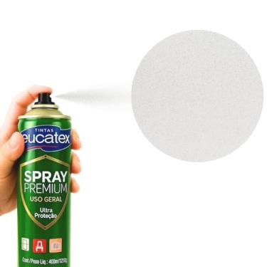 Imagem de 2 Tinta Spray P/Pintar Moveis Metal Plastico Mdf Eucatex (BRANCO FOSCO)