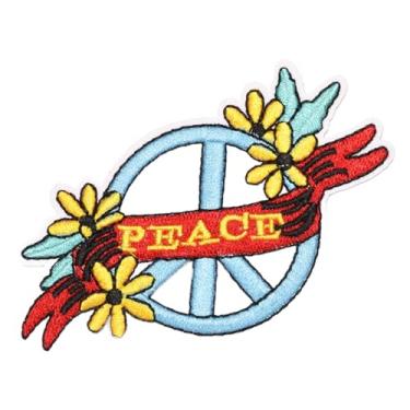 Imagem de Ruoming 1 PÇ Emblema bordado de frase com aplique de crachá de ferro na costura (5,4 x 9,7 cm)