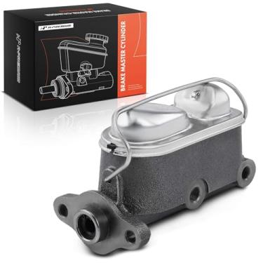 Imagem de A-Premium Cilindro mestre de freio com reservatório e tampa compatível com veículos Ford e Mercury - Fairmont, Granada, LTD, para Mustang, Thunderbird, Capri, Cougar, Marquis, Zephyr - Substitui