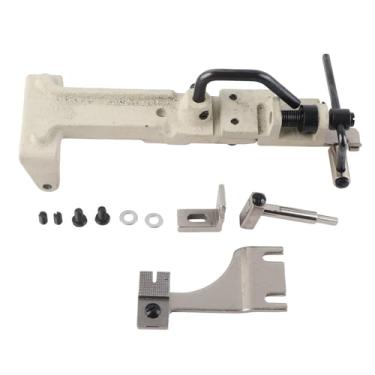 Imagem de Máquina de costura industrial botão prego máquina grupo montagem conjunto de fivela plana 373 conjunto de botão para juki mb373 ferro durável tipo vertical ou plano (Fivela de suporte)