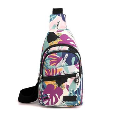 Imagem de Bolsa de ombro transversal feminina masculina mochila de viagem caminhada mochila pequena bolsa tiracolo, P, Small