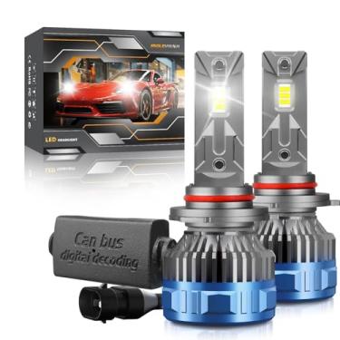 Imagem de Kit de conversão lâmpada farol LED Carro 9005 60W 60000LM Super Brilhante Alto e Baixo Refrigeração 12000rpm 2 Pacotes