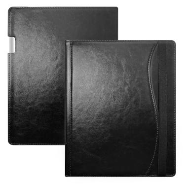 Imagem de E NET-CASE Capa para tablet Notável Paper Pro de 11,8 polegadas (lançado em 2024) – Capa de couro atualizada com design de negócios para papel digital notável Paper Pro com suporte e suporte para