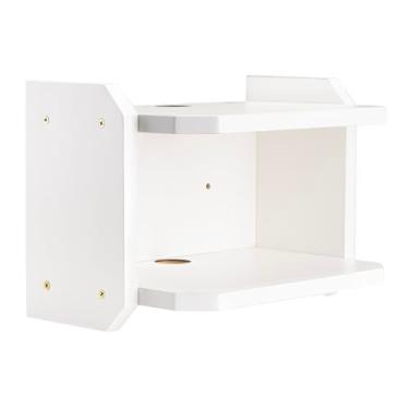 Imagem de Suporte MDF Para Video Games Ps 3,4,5 e X-box Acompanha Kit Montagem E Manual (BRANCO)