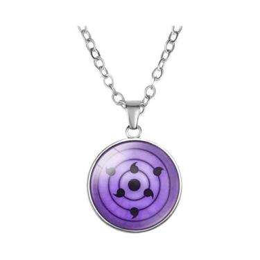 Imagem de Colar Com Olho Sharingan De Uchiha Kakashi, Pingente Mangekyou, Choker
