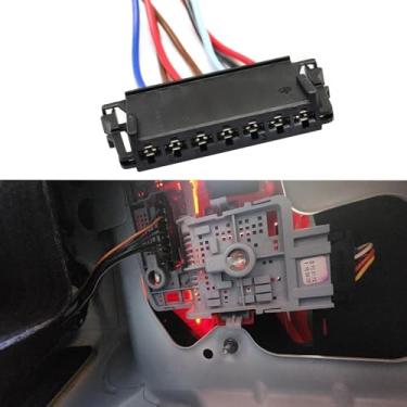 Imagem de ATUOTPO Chicote de cabos de luz traseira com clipe de chicote de fios compatível com Mercedes-Benz W204 C200 C230 C180 C25 C300 C63 Chicote de fiação de luz traseira 7 pinos de substituição