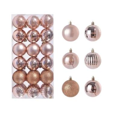 Imagem de 36 Peças De Enfeites Para Árvore De Natal, Bolas Pendentes De 34CM Par