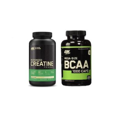 Imagem de BCAA 1000 ON 200 cápsulas + Creatina 300g (Combo) - Optimum Nutrition