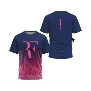 Imagem de Camiseta Esportiva Casual De Secagem Rápida Para Treino De Tênis Mascu