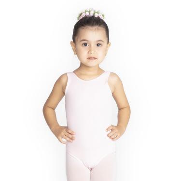 Imagem de Collant Ballet Regata Infantil em Helanca, Só Dança, A009 Lilian, Rosa Clássico, 10