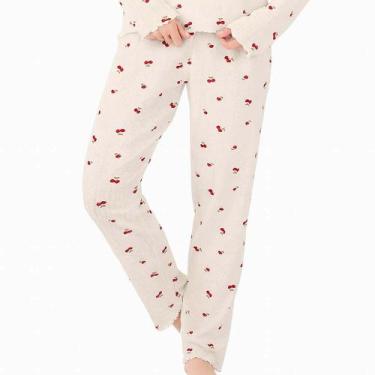 Imagem de Calça Reta Pijama Feminina Cereja Malwee 1000126864, Estampado, P