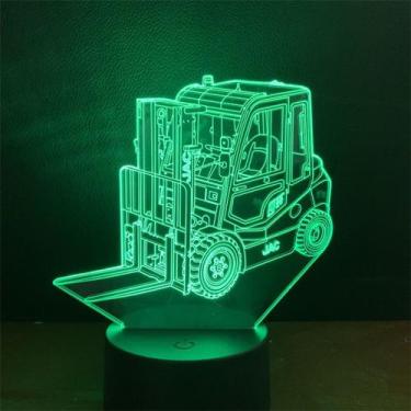 Imagem de Luz noturna LED 3D que muda de cor para empilhadeiras de futebol para 