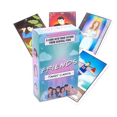 Imagem de Jogo de Tarot Cards Friends para família, adultos e adolescentes com caixa de papel
