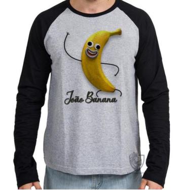 Imagem de Camiseta Manga Longa blusa João Banana - Empório Dutra, GG  adulto