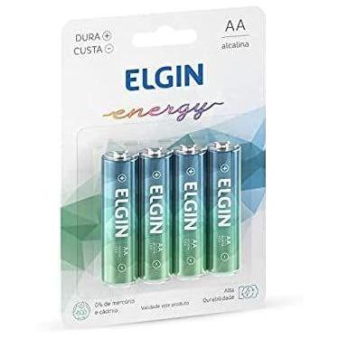 Imagem de Pilha Alcalina Pequena AA Elgin
