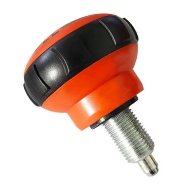 Imagem de Aymzbd Pino de trava para bicicleta ergométrica, botão de mola, acessórios para academia em casa, pinos de travamento para bicicleta ergométrica, Vermelho