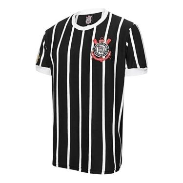 Imagem de Camisa Do Corinthians Retrô Democracia 1982 Sports Masculina-Masculino