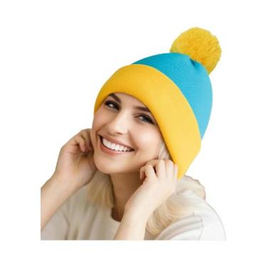 Imagem de Conjunto De Gorro De Tricô Quente De Inverno E Luvas Para Homens E Mul