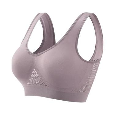 Imagem de Sutiã Esportivo Feminino De Alta Intensidade À Prova De Choque Anti-qu