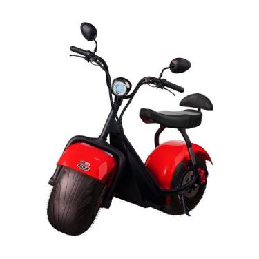 Imagem de Scooter Elétrica Tui 2 Lugares 1000w Autonomia 60km Vermelha
