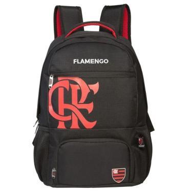 Imagem de Mochila De Costas escolar compartimento Térmico Flamengo 16392 Oficial-Unissex