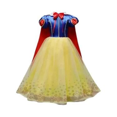 Imagem de Fantasia De Princesa Elsa Anna Rainha Da Neve Frozen Jasmine Para Meni