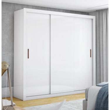 Imagem de Guarda Roupa Clara 3 Portas sem Espelho Branco - Carioca